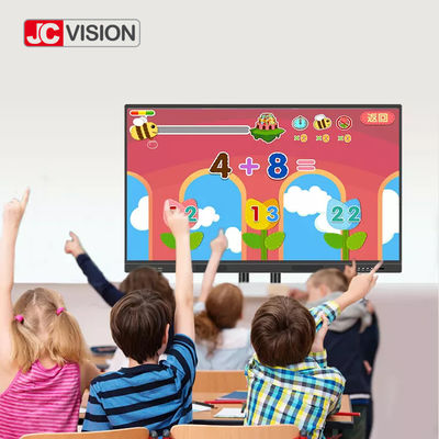 JCVISION 65 - Panel LCD táctil IR de vidrio de templo AG de pantalla interactiva Smartboard de 110 pulgadas