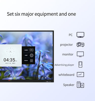 JCVISION tablero elegante Android 11 Whiteboard interactivo del tacto infrarrojo de 105 pulgadas