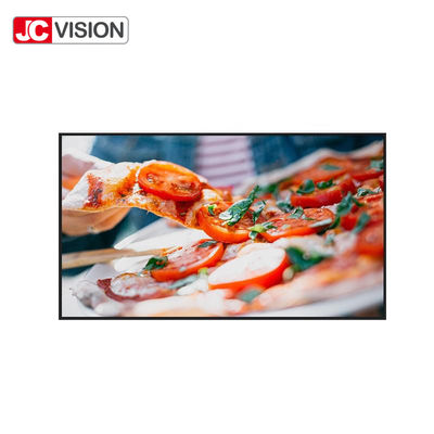 43 / marco estrecho LCD del bisel 55inch que hace publicidad de los tableros del menú de Digitaces de la exhibición para los restaurantes