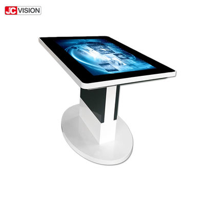 Tabla elegante capacitiva interactiva de la pantalla táctil 4k, mesa de centro impermeable interior