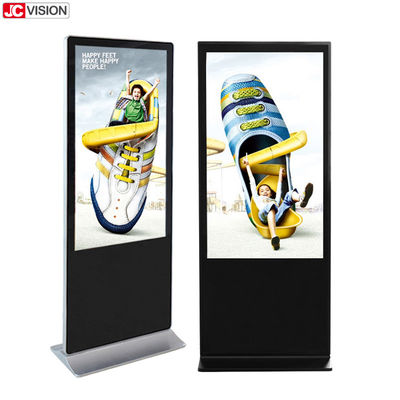 jugador de la señalización de 65inch Android Digital, piso 8ms que coloca el LCD que hace publicidad de la pantalla de visualización