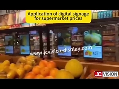 10.1-inch dual screen digital sign, dual screen display of product electronic price tag, digital sig de la marca digital de los productos electrónicos de las compañías de telecomunicaciones