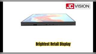Caja de luz con soporte de suelo de alto brillo: 2000 cd/m², FHD, señalización digital Android para comercio minorista