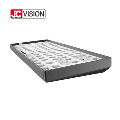 Placa de metal de aluminio de la caja de 84 de las llaves del RGB de los equipos mecánicos intercambiables calientes del teclado ABS del marco