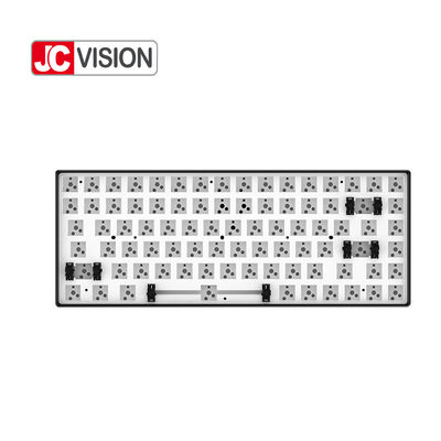 JCVISION 84 cierra el marco de aluminio del teclado de los equipos de la imagen secundaria del metal anti mecánico del CNC
