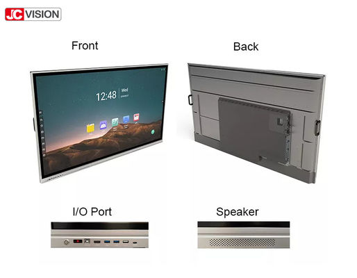 Enseñanza interactiva ultra elegante de la clase de JCVISION 4K Whiteboard construida in camera