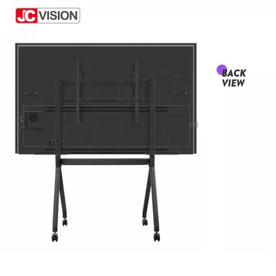 JCVISION 4K OPS 65 - Soporte táctil de pantalla LCD de pizarra interactiva inteligente de 86 pulgadas