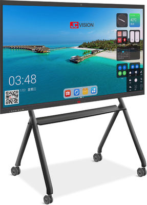 JCVISION 75 pulgadas Android 13.0 Interactivo de panel plano 15W * 2 Estéreo luz de fondo LED
