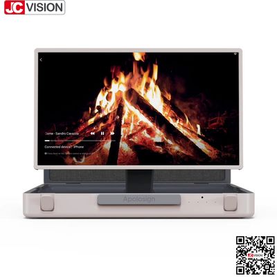 JCVISION 27" maletín monitor pantalla táctil Android 12 Sistema maleta de pantalla inteligente