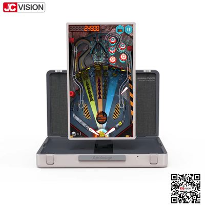JCVISION 27" maletín monitor pantalla táctil Android 12 Sistema maleta de pantalla inteligente