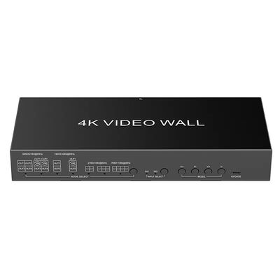 JCVISION 4K Video JCVISION HDMI2.0 de pared Matriz 2 en 4 con salida de pared de video 2X2 salida de audio L / R autoadaptable