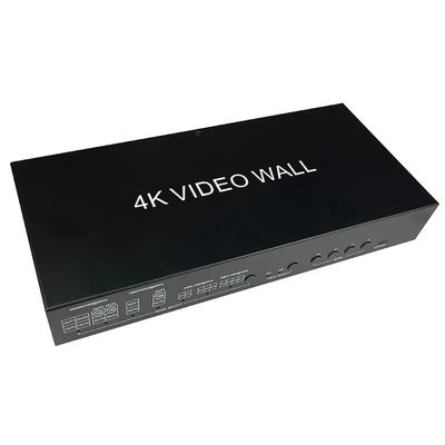 JCVISION 4K Video JCVISION HDMI2.0 de pared Matriz 2 en 4 con salida de pared de video 2X2 salida de audio L / R autoadaptable