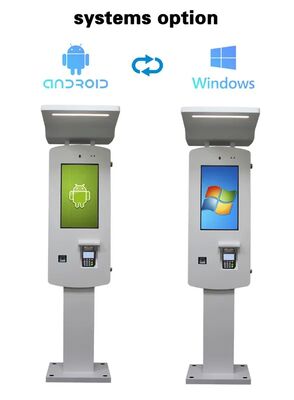 Kiosco de pago de autoservicio IP65 de 32 pulgadas con carcasa de aluminio