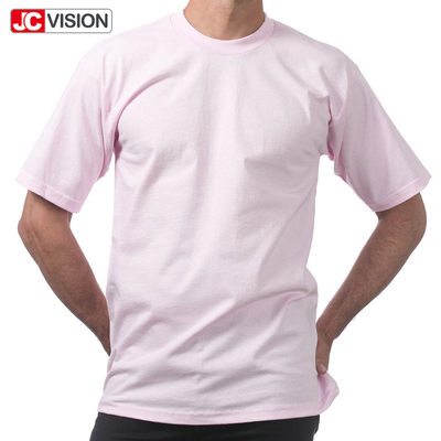 JCVISION camiseta para ropa masculina camisetas masculinas 100% algodón cuello corto manga sencilla camiseta de verano de gran tamaño