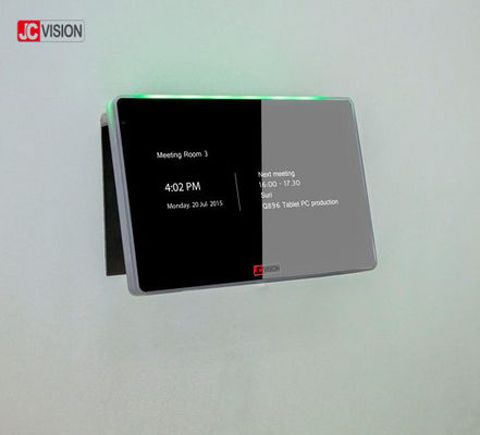 Exhibición de reservación del Scheduling de la sala de conferencias de NFC RFID del POE, pantalla de la reservación de la sala de reunión del tacto