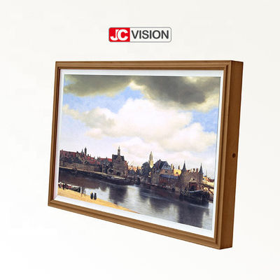 El marco 32 de la foto de JCVISION LCD Digital avanza lentamente el marco elegante de Art Wall Mounted Digital Photo