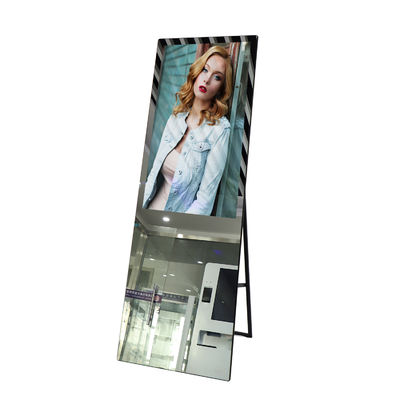43&quot; 55&quot; 65&quot; ejercita el espejo elegante LCD de la aptitud que hace publicidad de la exhibición
