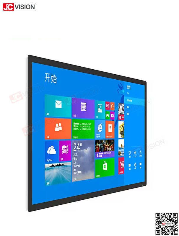 JCVISION 1080P panel de pantalla táctil 4K 32 42 50 55 pantalla táctil de 65 pulgadas pantalla de visualización monitor interactivo quiosco