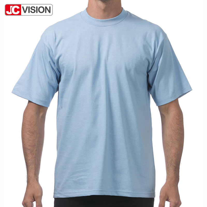 JCVISION camiseta para ropa masculina camisetas masculinas 100% algodón cuello corto manga sencilla camiseta de verano de gran tamaño