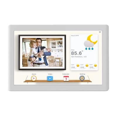 Vídeos de las fotos del IPS WIfi Android del marco 10,1 de la foto de JCVISION JC 350cd/m2 Digitaces”